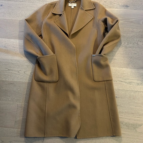Michael Kors Camel Wool Coat - Picture 2 of 7